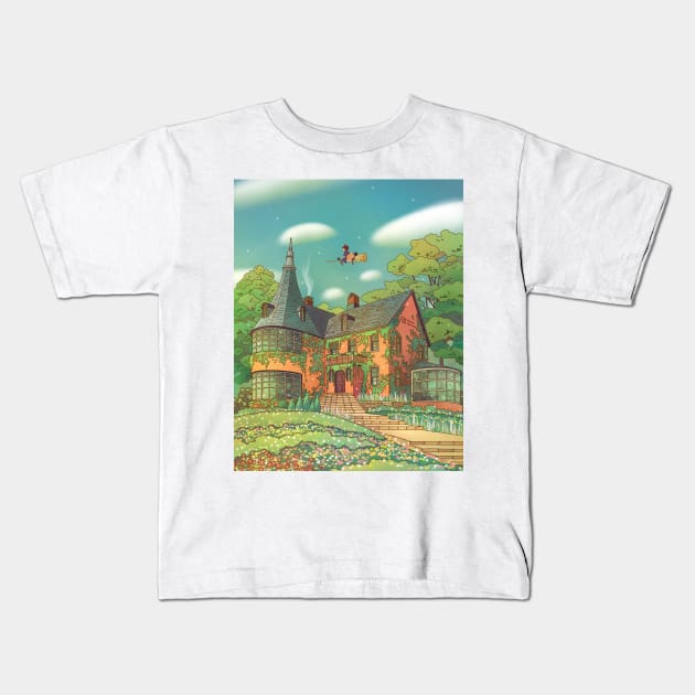 A Sunny Day Out Kids T-Shirt by luuuxia